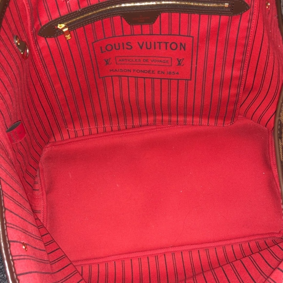 LV NEVERFULL DAMIER EBENE - Picture 4 of 8